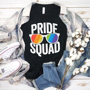 Pride Squad Shirt lgbt love pride shirt lesbian pride lgbt pride gay shirt gay pride shirt pride clothing lgbtq t-shirt lgbt pride shirt