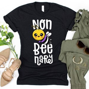 Non-Beenary T-Shirt / Genderfluid LGBT / Non-Binary Gift / Nonbinary Pride / Genderqueer Pride / Non Beenary / Non-beenary / Pride Bee