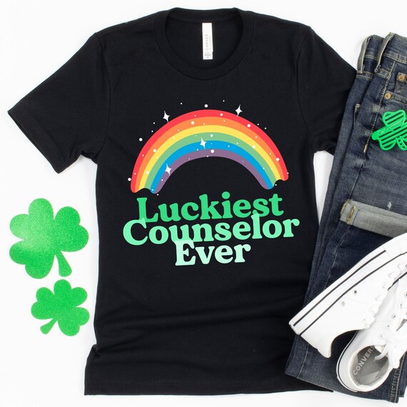 Luckiest Counselor Ever Shamrock St Patrick's Day Gift T-Shirt Luckiest Counselor Ever Shamrock St Patrick's Day Gift T-Shirt