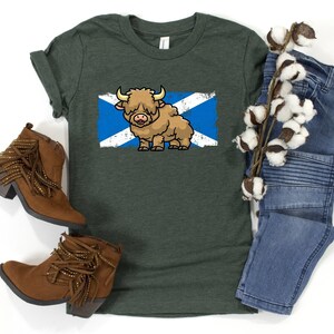 Scotland Highland Cow Shirt / Highland Cow Gift / Scottish Highlands / Highland Cow Lover / Cute Cow Shirt / Scottish Cattle