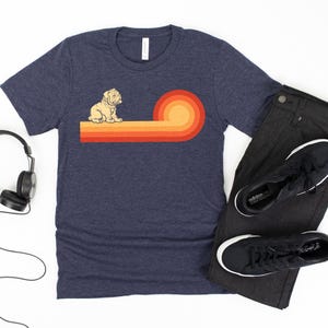 Retro Bulldog T-Shirt / Retro Dog Shirt / Vintage Dog Shirt / English Bulldog / Bulldog Life / Bulldog Tees / Bulldog Lover Gift / Bulldog afbeelding 2