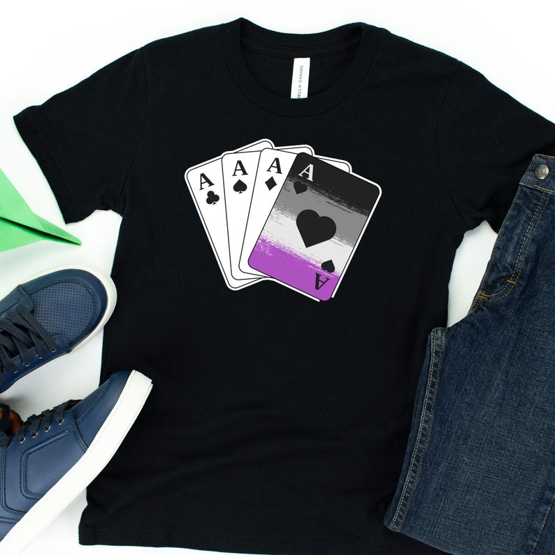 Asexual Aces TShirt / Ace Pride Shirt / Asexual Pride / Ace Etsy