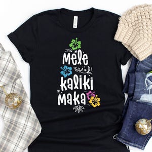 Mele Kalikimaka T-Shirt / Hawaiian Holiday / Mele Kalikimaka / Resort / Beach Holiday / Gift From Hawaii / Matching Family / Christmas