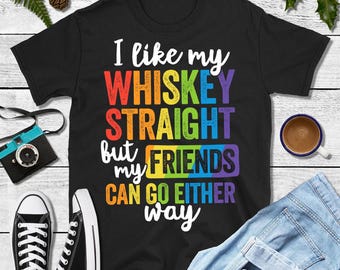 My Friends Can Go Either Way Shirt - lgbt, lgbtq, lgbt shirt, support lgbt, lgbt ally, gay pride shirt