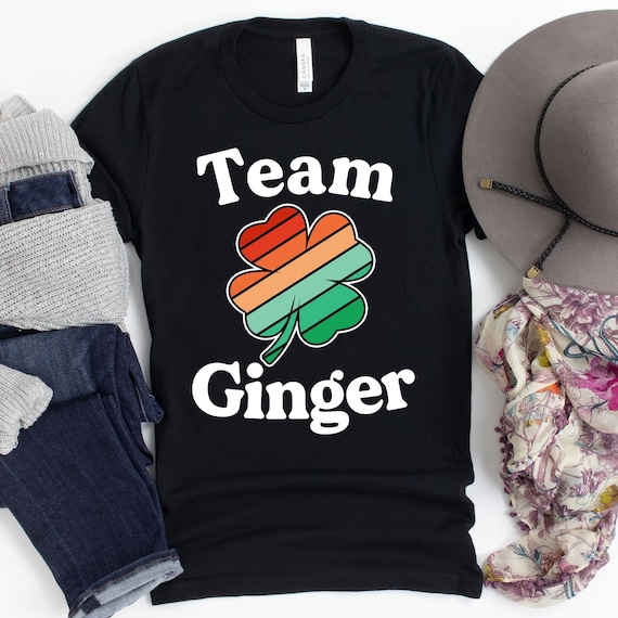 Cute Red Head Team Ginger St Patricks Day Green T-Shirt Cute Red Head Team Ginger St Patricks Day Green T-Shirt