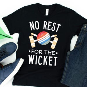 No Rest For The Wicket T-Shirt / Croquet Shirt / No Rest For Wicket / Croquet Fan Gift / Croquet Coach / Croquet Team / Oxford Shirt