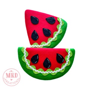 Watermelon Slices wreath attachment, Summer Decor, Wreath Embellishments, Home Decor, Extra large Watermelon Decor