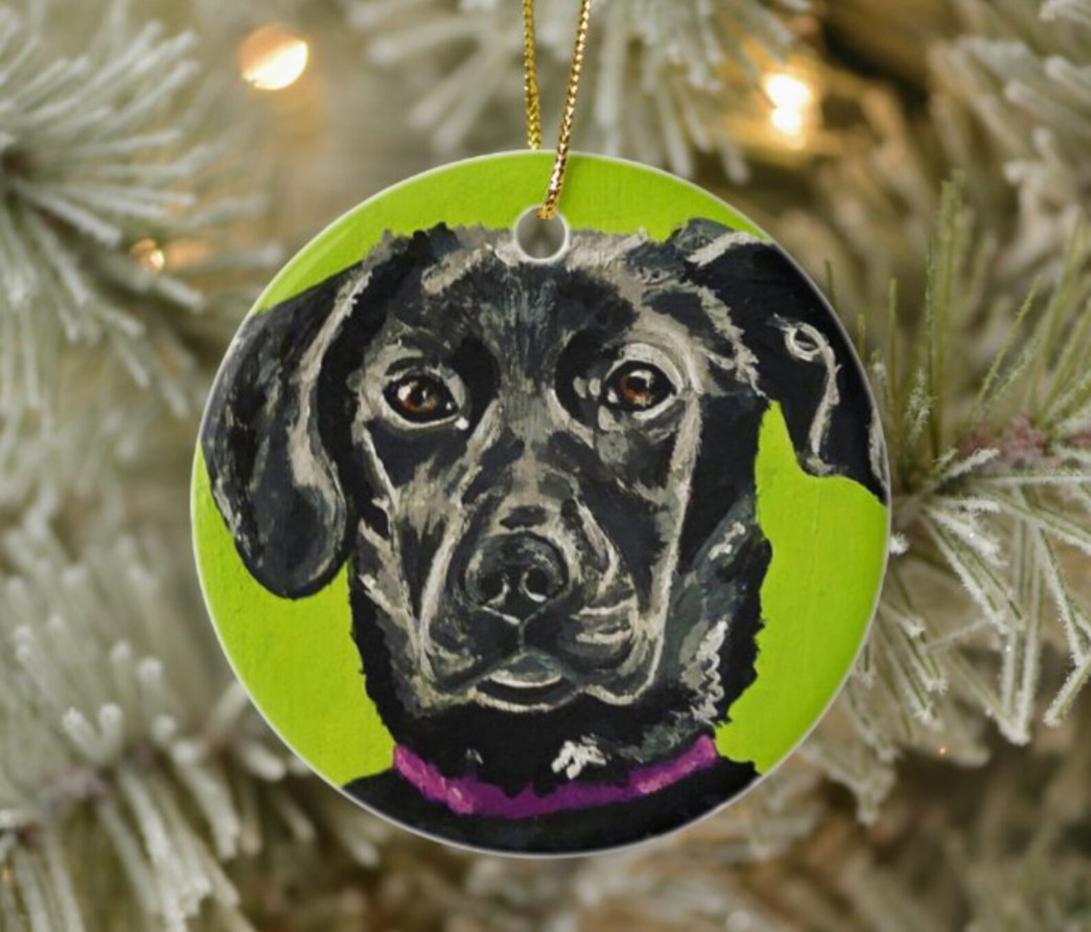 Christmas Dog Ornament Personalized Pet Ornament Dog Gift Etsy