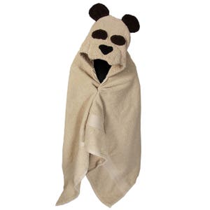 Children's Hooded Towel - Brown Teddy Bear Bath Towels for Kids | Unique, Handmade Gifts with Premium Quality and Character Design
