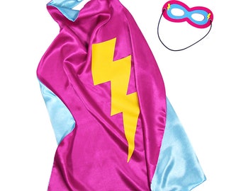 Superhero Cape Kids Double Sided Superhero Capes for Girls