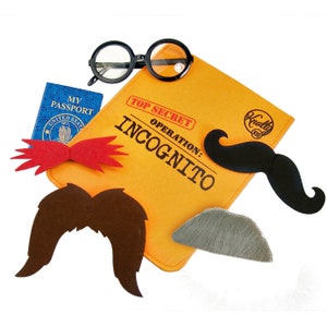 Kids Costume Secret Agent Disguise Toys Incognito Kit for Children