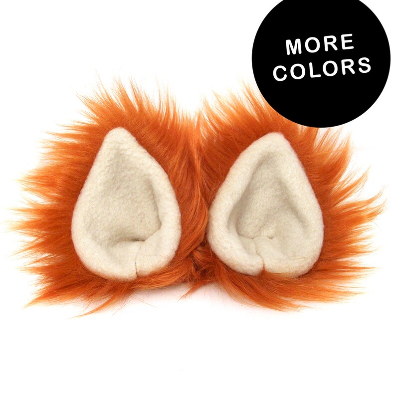 wolf ear hair clips