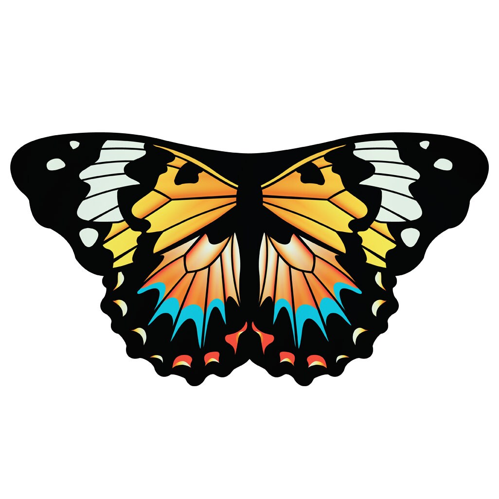 Große Schmetterlingsflügel für Erwachsene 140cm Spannweite Flügel Cape Feeflügel 
