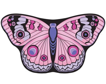 Child Girls Butterfly Wings Kids Butterfly Wing Cape Dress Up Dance Costume