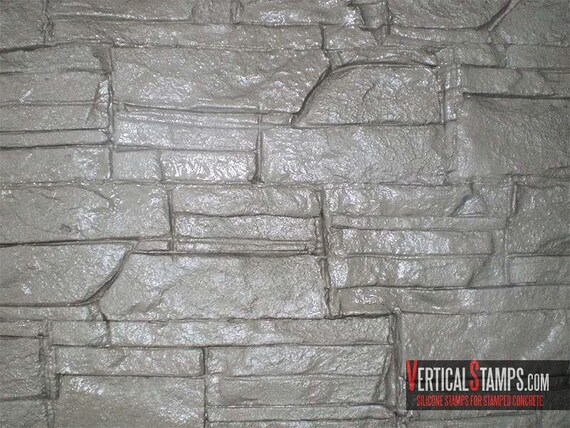 Silicone Stamp Vertical Stamped Concrete Decorative Etsy
