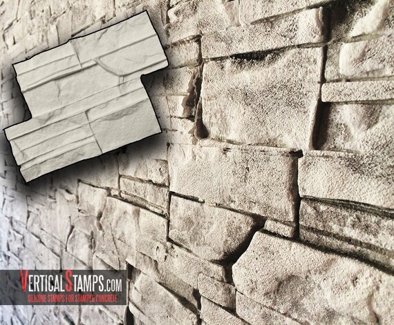 Silicone Stamp Vertical Stamped Concrete Decorative Etsy