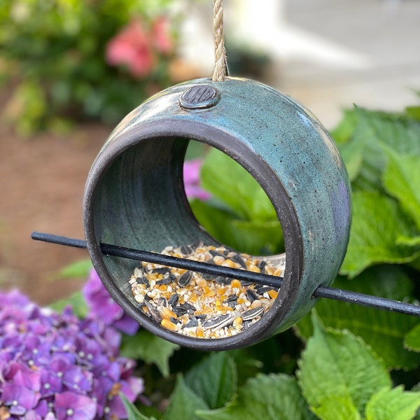 Pottery Bird Feeder