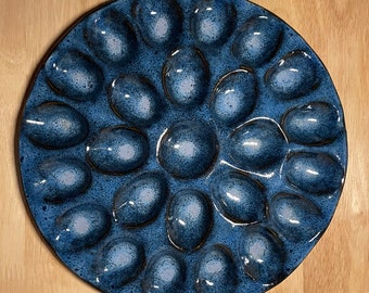 Pottery Deviled Egg Platter
