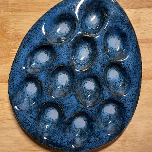 Pottery Deviled Egg Plate