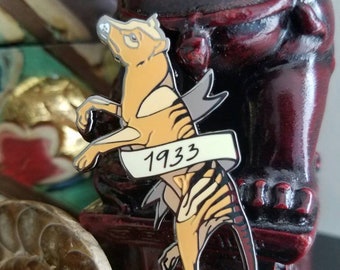 SECONDS Thylacine / Tasmanian Tiger Hard Enamel Pin