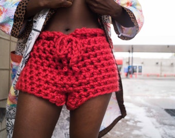 Crochet Safari Shorts