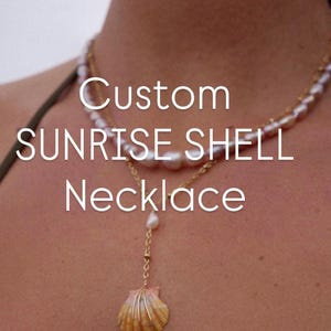 CUSTOM Sunrise shell necklace: Handmade Hawaiian Jewelry