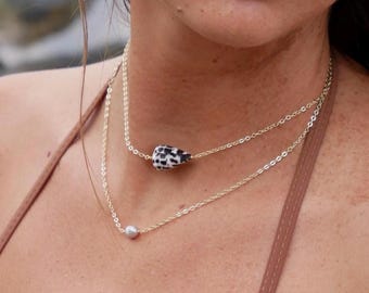 Hebrew Cone Choker: Handmade Hawaiian Jewelry