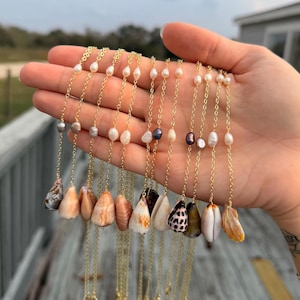 Colar artesanal de conchas: Colares havaianos variados