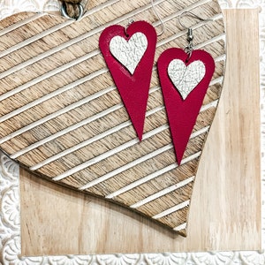 Leather Earrings, Leather, Leaf Earrings, Leather Leaf Earrings, Choose Color, rose gold, circle, teardrop, heart , valentines
