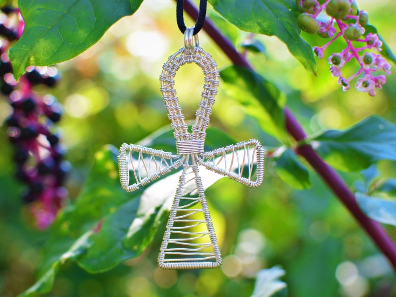 Healing Crystals Crystal Jewelry Crystal Ankh Ankh Copper Pendant Ankh Pendant Ankh Necklace Lapis lazuli Copper Ankh