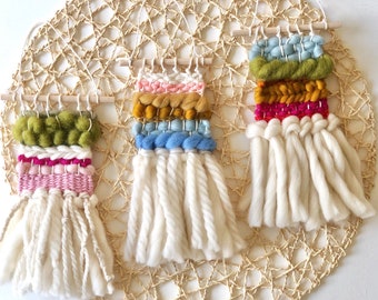 Mini Weaving | Wall Hanging | Tapestry | Fibre | Art | Wall Art| Colourful | Nursery Décor | Home Décor | Handwoven | Custom |