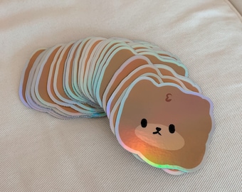 Holographic Cute Custom Milo Sticker