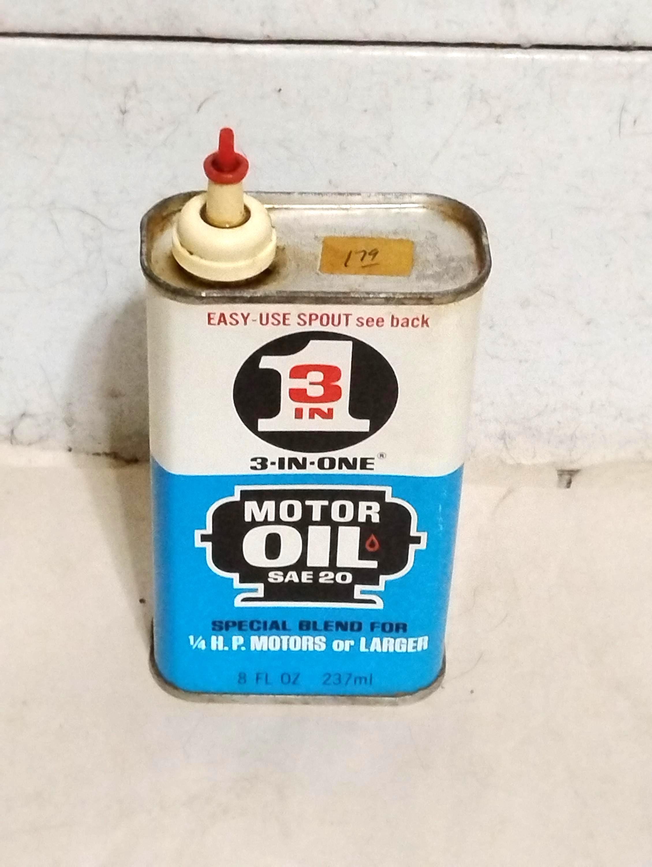 Vintage Plastic Motor Oil Bottle - Etsy