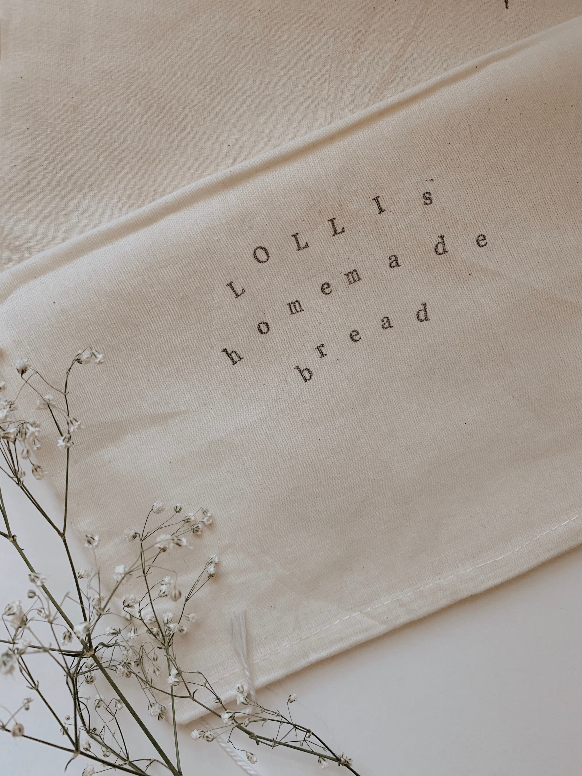 Custom Bread Bag, Baker, Sourdough Gift, Mothers Day Gift, Cook, Birthday, Host, Linen, Bread Maker, Grandma Mom Dad Sister, Personalized