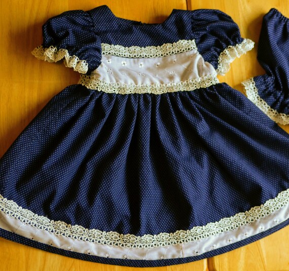 baby girl navy occasion dress