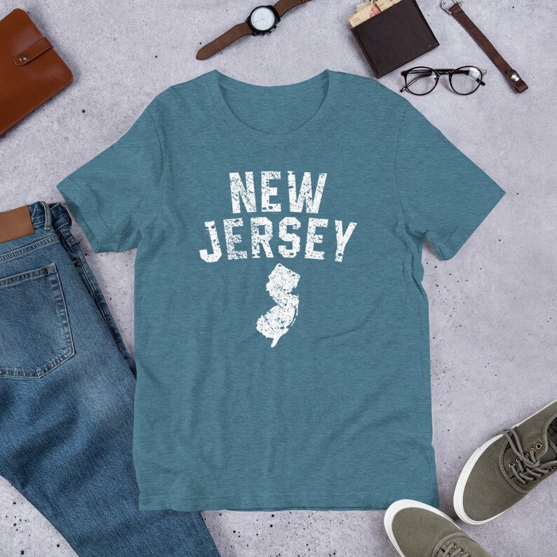 New Jersey Tshirt New Jersey Shirt New Jersey Gift New Etsy