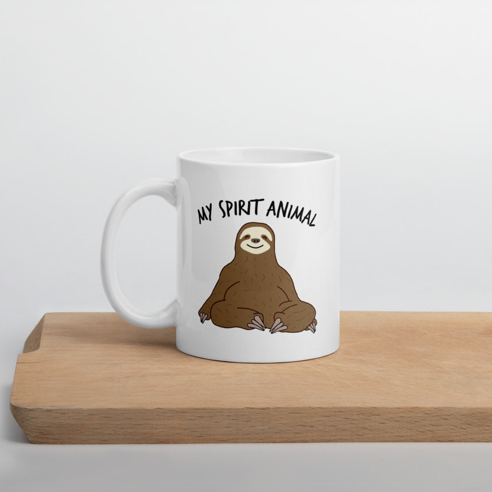 My Spirit Animal Mug Funny Sloth Coffee Mug Sloth gift Etsy