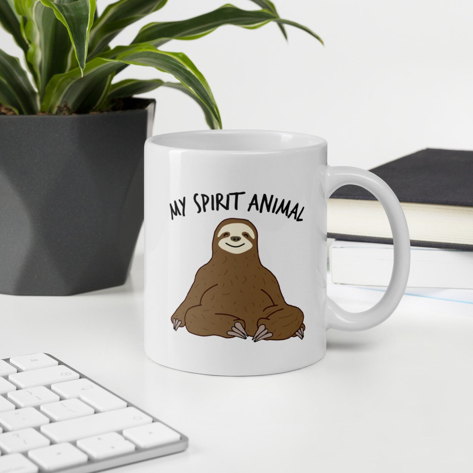 My Spirit Animal Mug Funny Sloth Coffee Mug Sloth gift Etsy