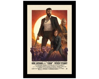 WOLVERINE LOGAN 11x17 Framed Movie Poster by Wallspace