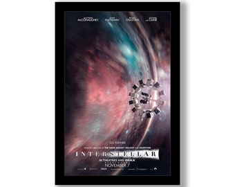 Interstellar Movie Poster Art - Etsy