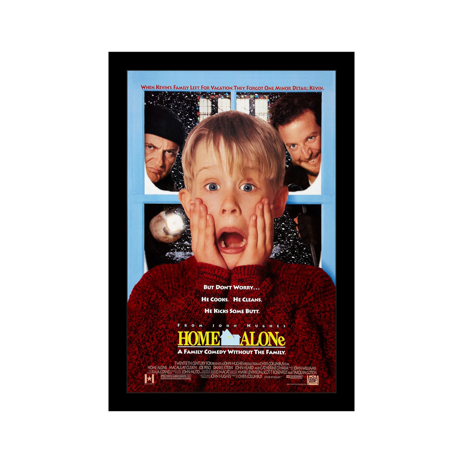 Home Alone 11x17 Framed Movie Poster Etsy