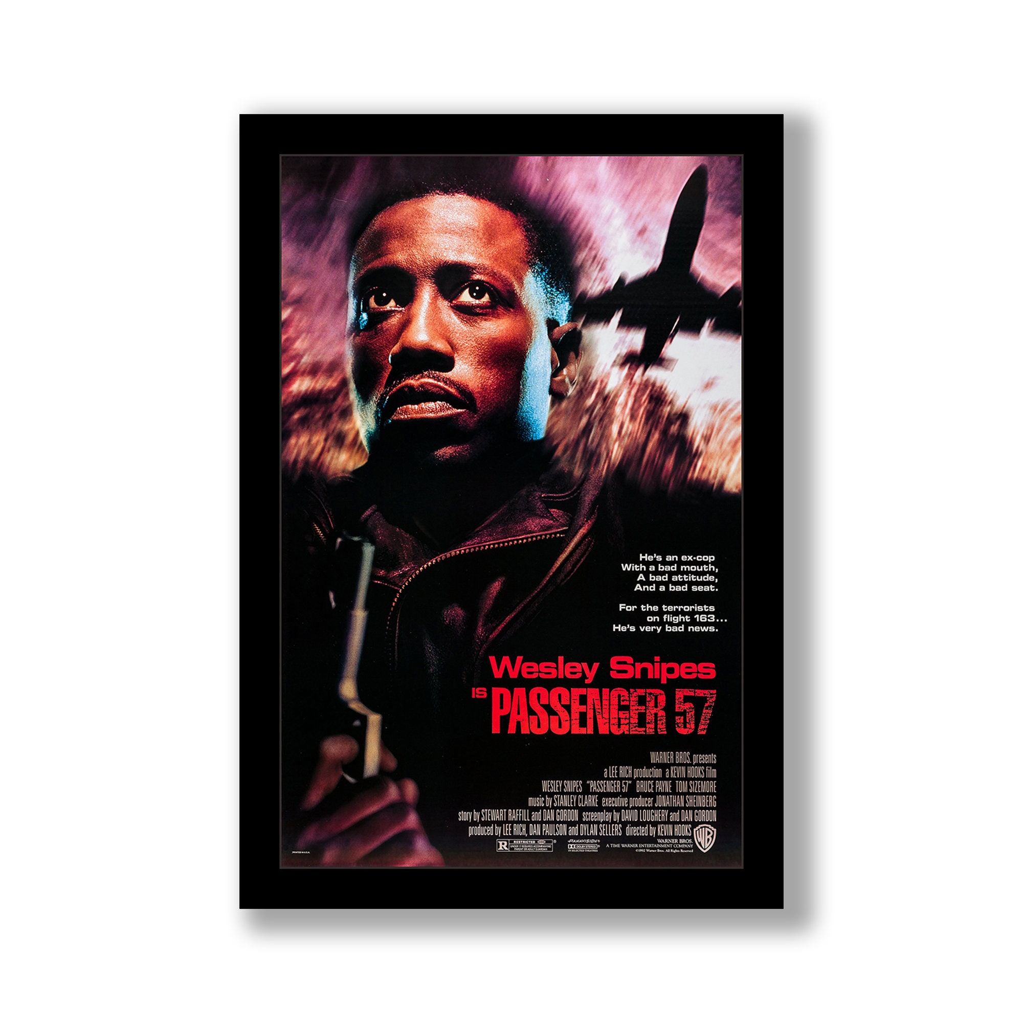 Passenger 57 11x17 Framed Movie Poster - Etsy Norway