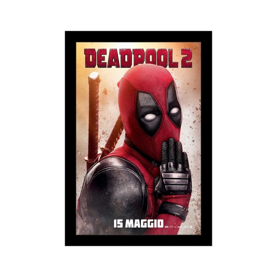 Deadpool 2 11x17 Framed Movie Poster Etsy