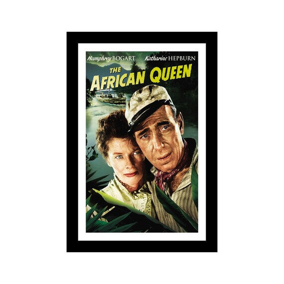 THE AFRICAN QUEEN 11x17 Framed Movie Poster by Wallspace