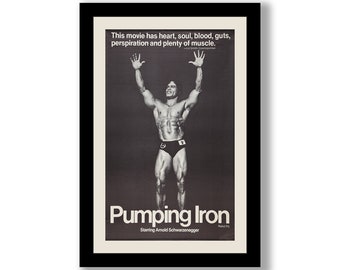 Pumping Iron - 11x17 Framed Movie Poster