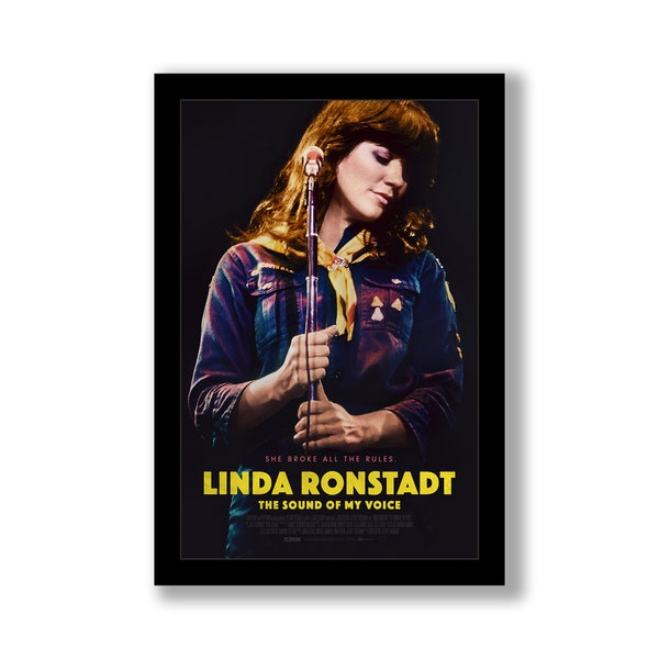 Linda Ronstadt: The Sound Of My Voice - 11x17 Framed Movie Poster