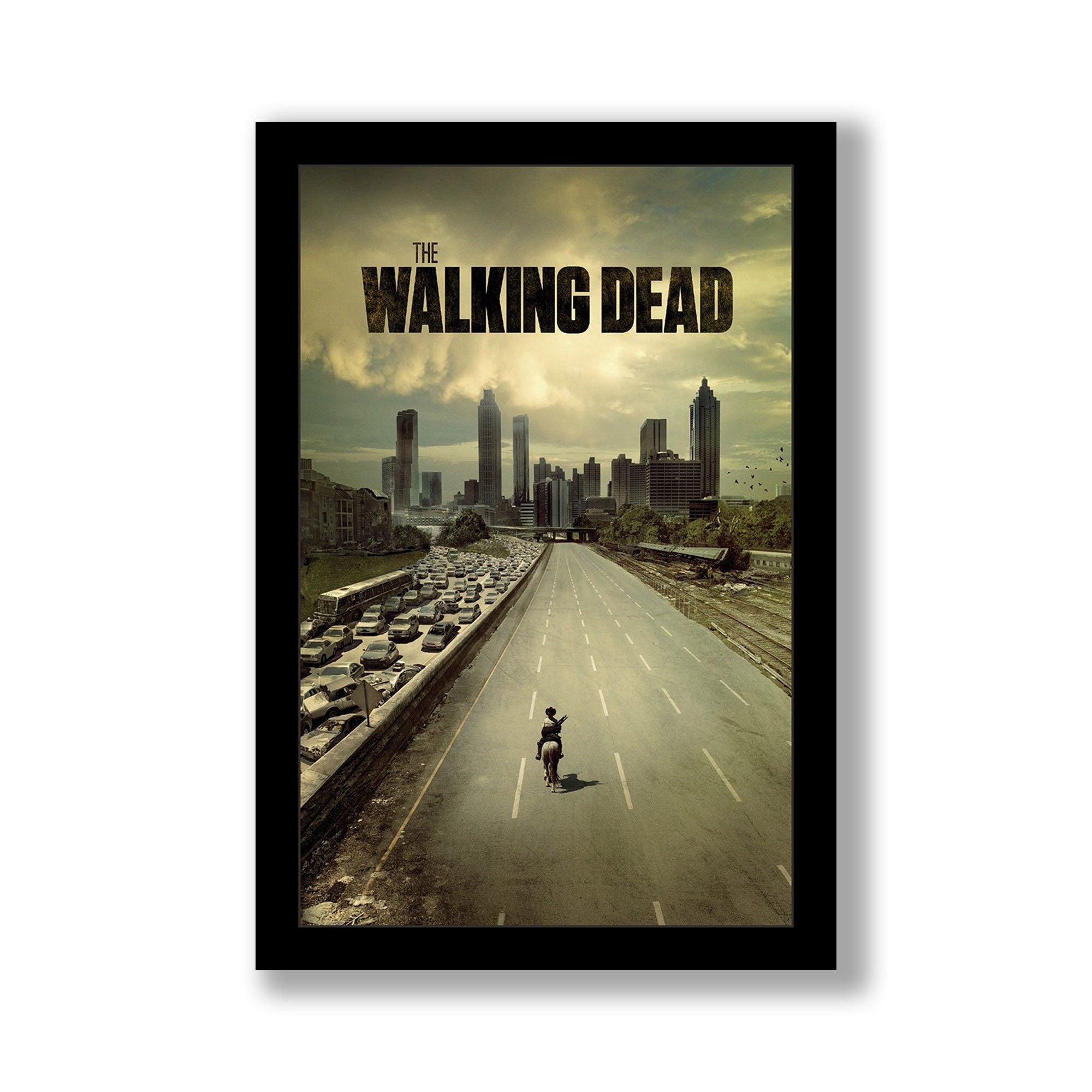 ALSTYLE THE WALKING DEAD Movie T-shirt for men, size M cotton black type Vintage Second Hand