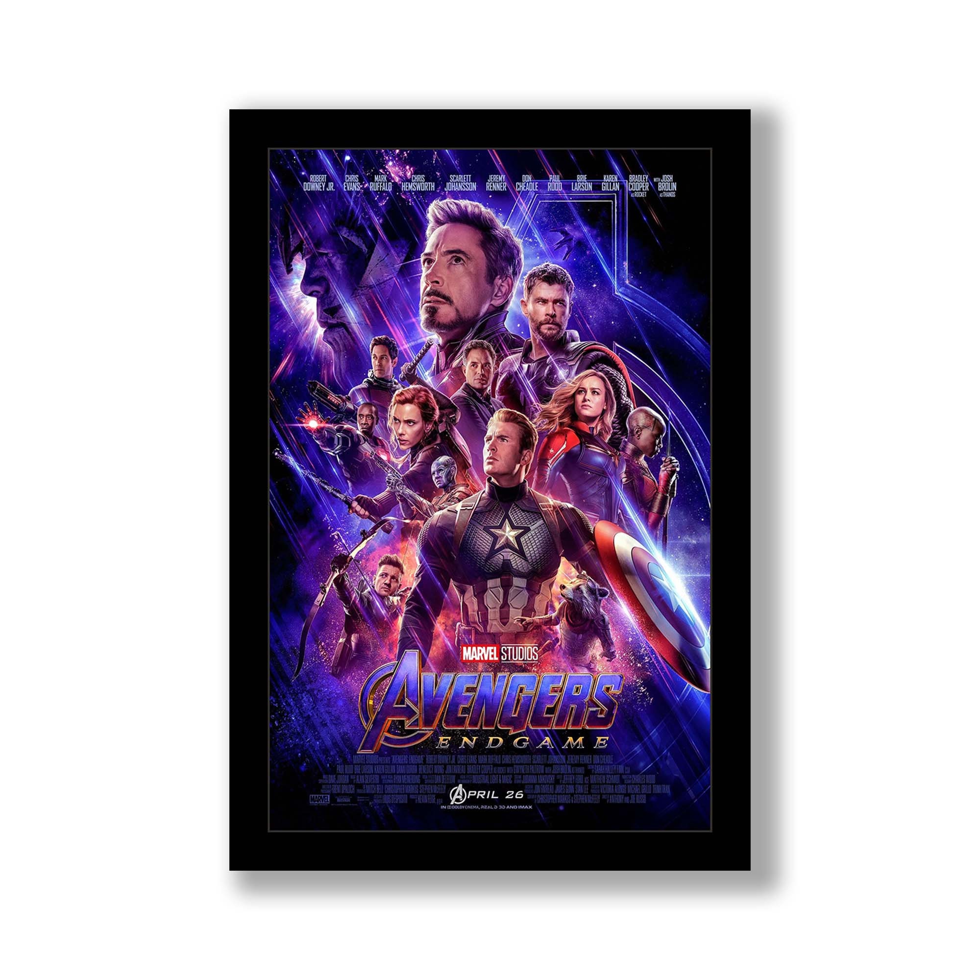 Avengers: Endgame Movie Poster Framed and Ready to Hang. -  Portugal