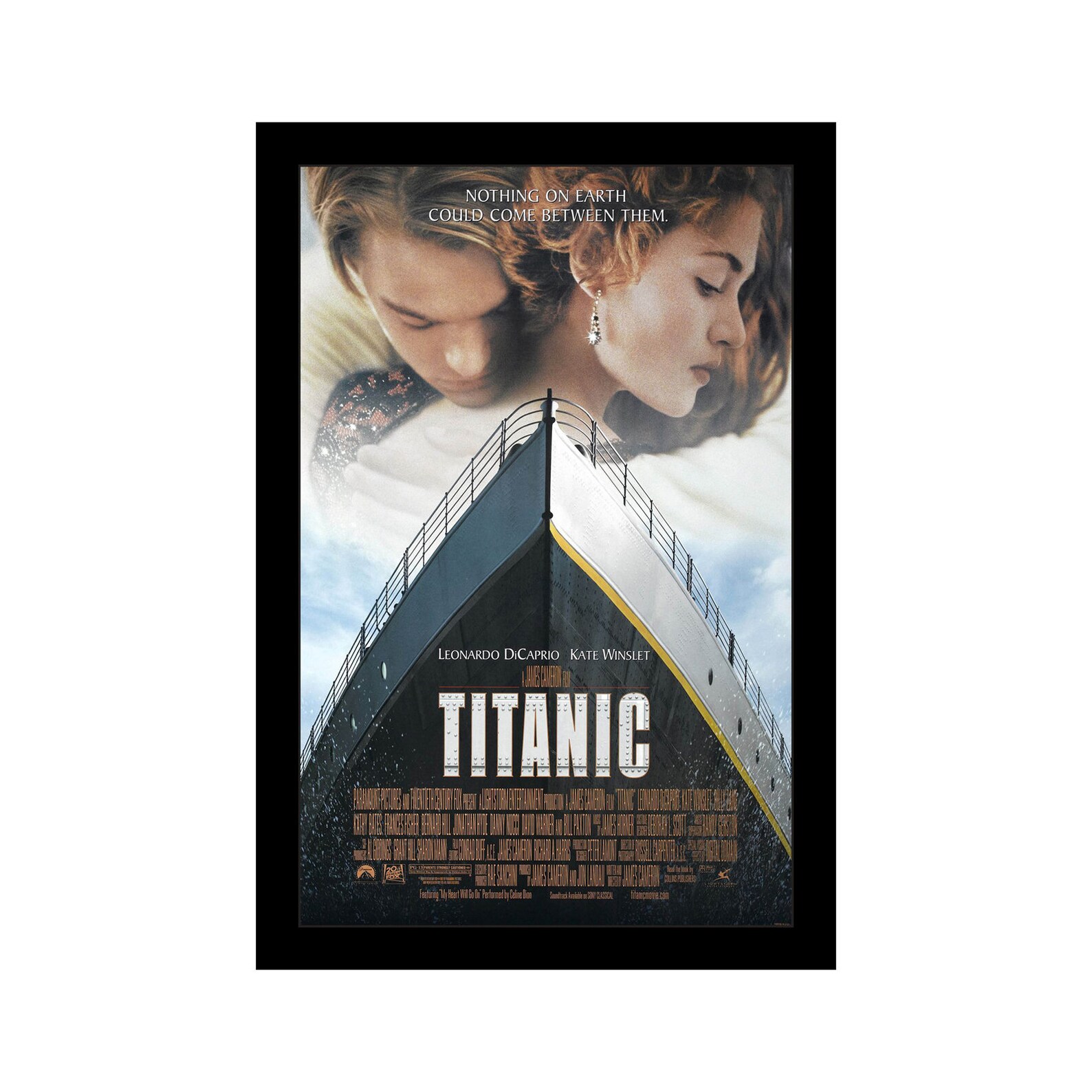 Titanic 11x17 Framed Movie Poster Etsy