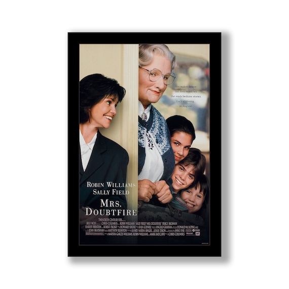 Mrs. Doubtfire 11x17 Framed Movie Poster Etsy